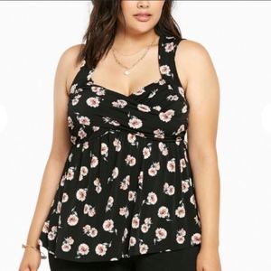 Torrid Floral Tank Top
